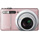���⣨RICOH�� CX5 ������� �ۺ�ɫ��1000������ 3.0Ӣ��Һ���� 10.7����ѧ�佹 28mm��ǣ�