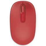 微软 (Microsoft) 无线便携鼠标1850 火焰红 | 无线鼠标 轻巧便携 多色可选 办公鼠标