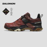 萨洛蒙（Salomon）男款 户外运动防水透气舒适稳定包裹防护徒步鞋 X ULTRA 4 GTX 指甲花棕色 473527 6.5 (40)