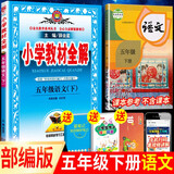 【现货】2020春部编版五年级下册语文教材全解新版书人教版5小学生