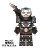 KAYGOO漫威复仇者联盟4超级英雄反浩克装甲模型拼装积木小人仔男孩玩具 V003 战争机器