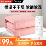 美菱（MeiLing）取暖器电热毯单双人电褥子电暖毯调温定时自动断电学生宿舍家用取暖器 180*120 cm 单独温控