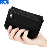 JJC 相机内胆包 收纳保护套 适用于索尼ZV-1F黑卡7代RX100M7 M6 M5A理光GR3X GR3 HDF佳能G7X3 G7X2 黑色