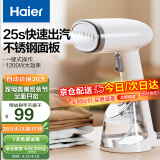 海尔（haier）手持挂烫机家用 迷你小型蒸汽熨斗  便携式烫斗 旅行熨衣机  HY-GW2502W