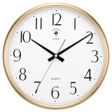 北极星（POLARIS）挂钟客厅简约创意石英钟时尚卧室钟表现代时钟欧式挂表30cm
