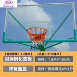 墙挂式篮球架标准篮球板钢化玻璃家用室内外篮板挂墙式篮球框户外sn
