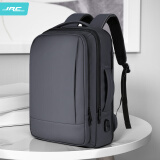 JRC笔记本电脑包背包商务双肩包男学生书包15.6英寸适用联想华硕戴尔