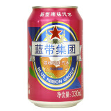 蓝贝啤酒 蓝带集团 荔枝啤味碳酸饮料330ml*24罐