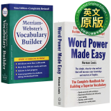 单词的力量 英文原版 Word Power Made Easy 韦氏字根词根字典 Merriam Webster's Vocabulary Builder 进口英英词典