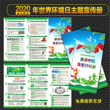 2020世界环境日主题宣传册中国环境日主题宣传手册彩页宣传单2020年