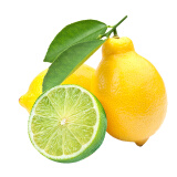 京鲜生 四川黄青柠檬 4粒 双享装 单果80g 新鲜水果