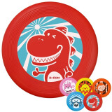 X-COM艾克飞盘儿童软材质飞盘飞碟柔软宝宝儿童幼儿园户外运动软沙滩玩具 彩印红色(80g)