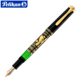 百利金(pelikan)珍藏版德国进口小金雕m700 todelo 18k金尖墨水钢笔f