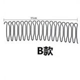 曲美思隐形整理碎发发夹小碎发毛发定型器插梳刘海夹儿童发卡 中号碎发夹1个