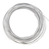 美外 铝丝线铝线  手工艺品diy材料工具  盆景用铝丝 白色直径1毫米（一斤240米）