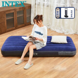 INTEX充气床单人加大充气床垫家用午休气垫床户外折叠床含手泵64757