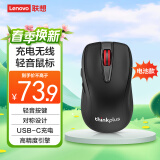 ThinkPad联想（thinkplus）无线鼠标  轻音鼠标 人体工程学设计 游戏办公鼠标 高精度引擎适用各种场景