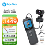 FeiyuTech飞宇科技（FeiyuTech） pocket2S口袋云台相机手持增稳vlog摄像1.3英寸4K录制 标配+64G内存卡+三脚架+延长杆