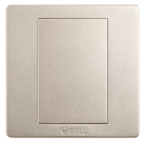 公牛空白面板 G07系列 防溅盒面板白板 86型面板G07B101(U6) 香槟金