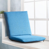 京居懒人沙发 坐垫懒人沙发上小沙发飘窗椅可折叠单人靠背椅子 LZ01款 蓝色