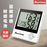 三量（sanliang）日本三量温度计家用精准干温湿度计室内高精度表壁挂式婴儿室温计 TH-128