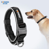 多尼斯（DOGNESS）狗狗牵引绳遛狗绳狗链子项圈大型犬阿拉斯加萨摩耶哈士奇 黑XL