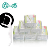 Cleanpik 超细牙线棒6盒共300支弓形牙签牙线清洁口腔牙齿牙缝间食物残渣 C3牙线棒6盒