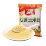 鸿笙快餐玉米粉400g熟玉米面即食冲饮营养早餐谷物杂粮冲调