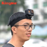 劲码（KingMa） 小蚁运动相机头带Gopro 5 6 7 8 9 black配件大疆4K相机头戴