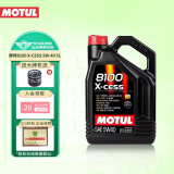 摩特（MOTUL）全合成机油 汽车发动机润滑油 汽车保养 摩特8100X-CESS 5W-40 SN级 5L