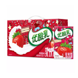 伊利 优酸乳乳饮料草莓味250ml*24盒