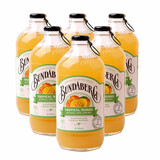 澳州原装进口 宾得宝(bundaberg)含气芒果味饮料375ml*6玻璃瓶装 果汁