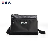 fila fusion 斐乐 情侣挎包 2021年春季新款运动潮流男女挎包 正黑色