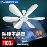 艾美特（AIRMATE）小吊扇学生宿舍床上电风扇大风力小风扇蚊帐扇微风吊扇电扇 标准款+2米延长线+落地支架 标准款