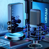 mivsn 魅声G8S-P1声卡直播设备全套唱歌手机专用 电脑抖音快手主播套装录音电容麦克风话筒 T9-V3套装（5V电容麦+送精调）