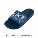 阿玛尼（ARMANI）拖鞋 经典logo压纹露趾拖鞋男士（EMPORIO ARMANI 2024春季新款） EA7XCP001XCC22BDS (T609) 41