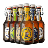 弗林博格（Flensburger）弗林博格 德国进口精酿啤酒 弗伦斯堡 比尔森小麦白啤酒瓶装整箱 随机组合 330mL 6瓶 （缺换同品）