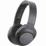 SONY索尼 无线降噪耳机WH-H900N : 可连续播放28小时 密闭式 带麦克风 JD物流日本空运 一般10日内送达 黑色