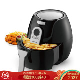 乐扣乐扣(lock&lock)家用智能无油大容量空气炸锅 黑色 ecf-301r