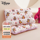 迪士尼（Disney）A类婴儿童枕头豆豆绒小枕护型午睡软枕芯3-6-12岁草莓熊30*50cm