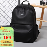 高尔夫（GOLF）背包男士大容量双肩包男韩版学生书包15英寸电脑包旅行包 黑色