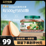 三只松鼠东北松子500g 罐装坚果炒货量贩手剥开口A++干果零食一斤装