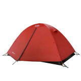 牧高笛（MOBIGARDEN）户外帐篷便携露营自驾防雨防蚊双层帐篷航空铝杆透气帐篷冷山系列 T2人玻杆帐红色