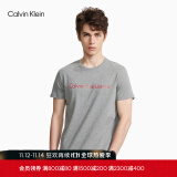 ck jeans 男装时尚logo简约休闲圆领潮流t恤j315042 p2d-灰色 l推荐