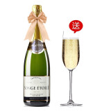 巴黎之光 梦幻之星法国进口半干高泡起泡酒750ml 年货送礼 配香槟杯1个