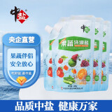 中盐果蔬洗涤盐 400g*4袋清洗水果蔬菜 去农残原料绿色安全