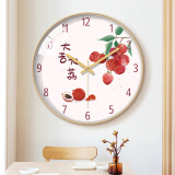 BBA挂钟新中式大吉大荔客厅12英寸书房卧室餐厅家用创意钟表时钟 
