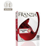 风时亚（FRANZIA）原装进口FRANZIA风时亚干红葡萄酒3L纸盒袋装红酒 3L一盒装 单杯 风时亚3L*单盒