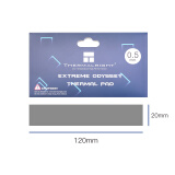 Thermalright(利民) 散热硅胶垫（笔记本电脑显存南北桥导热硅胶片/12.8W/120*20*0.5MM）散热配件