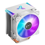 乔思伯（JONSBO）CR-1400彩色版白色款 塔式CPU散热器（炫彩流光灯效/4热管/PWM风扇/多平台/附硅脂）